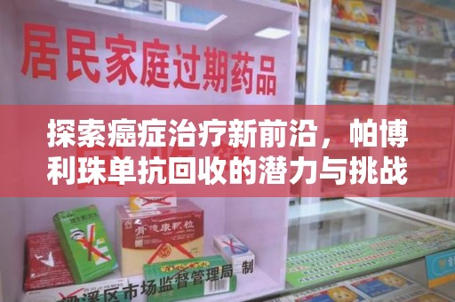 连云港探索癌症治疗新前沿，帕博利珠单抗回收的潜力与挑战